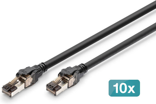 Digitus S/FTP Καλώδιο Δικτύου Ethernet 3m Μαύρο