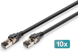 Digitus U/UTP Καλώδιο Ethernet 5m Μαύρο Digitus U/UTP Καλώδιο Ethernet 5m Μαύρο