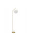 Mauro Ferretti Floor Lamp H179cm with E27 Bulb Holder Gold