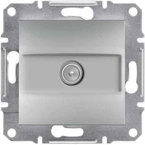 Asfora TV-Antennensteckdose Enddose 1 dB Aluminium