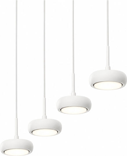 Fan Europe White Pendant Light with GX53 Socket