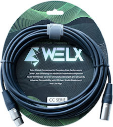 Welx XLR male - 9m CC-SERIE-9M(black)