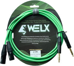 Welx Cablu XLR Mamă - XLR Mamă Negru 1,5 m CTM-SERIE-1.5M Welx Cablu XLR Mamă - XLR Mamă Negru 1,5 m CTM-SERIE-1.5M