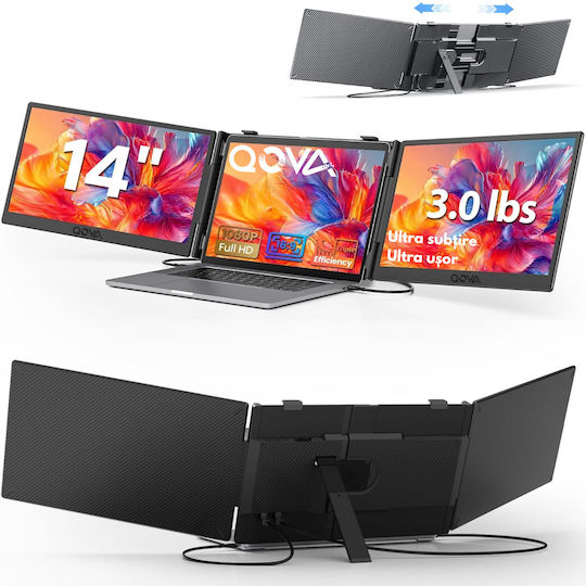 IPS Φορητό Monitor 14" FHD 1920x1080 Μπλε