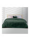Lino Home Single Sherpa Comforter 160x220cm Kvall Olive 320 GSM