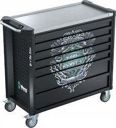 Wera Rebel XXL 2 Шкаф за инструменти с 7 чекмеджета и 202 инструмента Wera Rebel XXL 2 Шкаф за инструменти с 7 чекмеджета и 202 инструмента