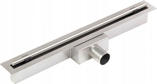 Hydroland Duschrinne aus Edelstahl mit einer Länge von 60 cm