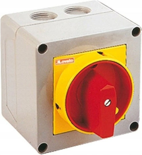 Lovato Electric Περιστροφικός Διακόπτης Βιομηχανικού Τύπου GX1692P25