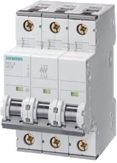 Siemens Автоматичен Предпазител 10 A Триполюсен Променлив Ток 5SY4310-7