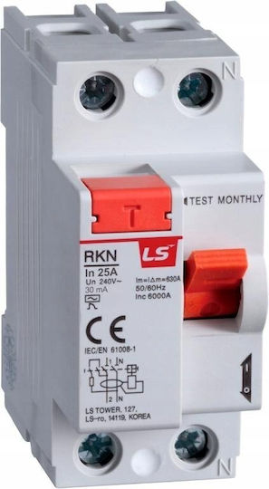 Schneider Electric Siguranță Automată 25A Bipolară CA RKN2P