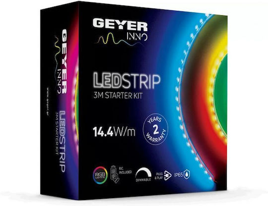Geyer 14.4W 12V RGB LED Strip Light