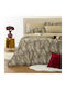 Melinen Ultra Denver Baumwoll-Bettbezug Einzel 165x245 Ultra Denver Oliv