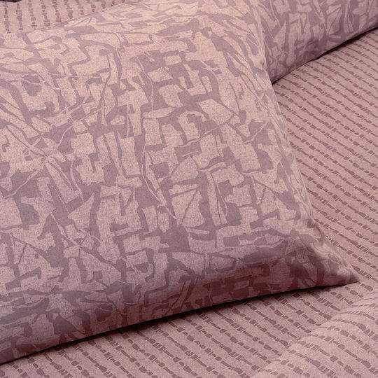 Melinen Ultra Storm Σετ Μαξιλαροθήκες Plum 50x70εκ.