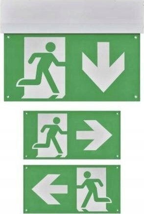 Emos LED Emergency Exit Light with Placement Sticker