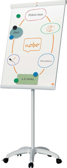 Nobo Magnetic Dry Erase Board for Seminar with a Tripod