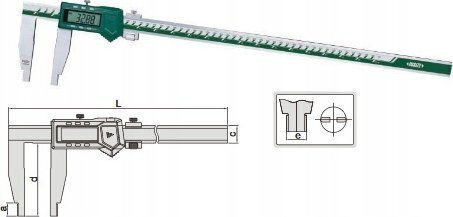 Insize 1108-150 Ψηφιακό Παχύμετρο