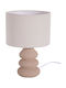 Koopman Table Lamp for E27 Fitting with Beige Shade and Base