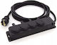 Hilark Site Power Strip Extension Cord 4 Sockets with 2m Cable Length Waterproof