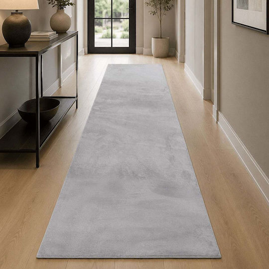 Pol Carpets Como Αντιολισθητικό Χαλί Διάδρομος Grey 70x300cm