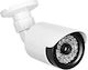 Dummy CCTV-Überwachungskamera mit LED-Beleuchtung zur Wandmontage, Batteriebetrieb mit 2 × AA, Weiß Cd-8/w Virone