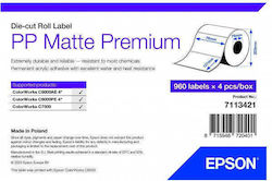 Epson Matt 960 Selbstklebeetiketten auf Rolle 76 x 127 mm Epson Matt 960 Selbstklebeetiketten auf Rolle 76 x 127 mm
