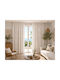 Kraft World Перде с перделък Екрю 270x280 см