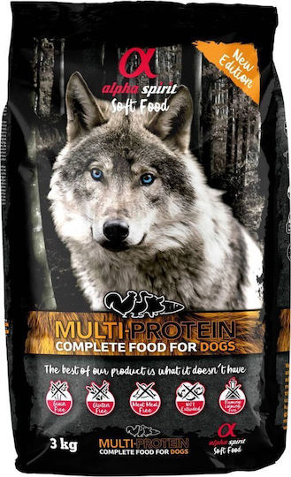 Multi Protein 3kg Ξηρά Τροφή για Κουτάβια με Κρέας, Κοτόπουλο, Ψάρια, Χοιρινό, Πάπια, Συκώτι και Κολοκύθα