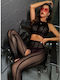 Ophelia's Dream Lingerie Fishnet Set Open Crotch 10ww7278