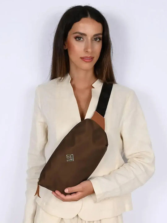 Lovely Handmade Women's Brown Crossbody Bag