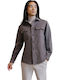 Дънкова Риза С Дълъг Ръкав Overshirt Кафява