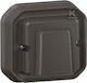 Legrand Plexo Cable Outlet Front Plate in Grey 069878L