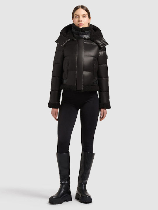 Damen-Winterjacke Schwarz