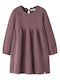 Rochie pentru Copii Tricotată Violet