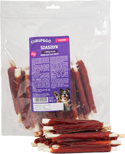 Chrup&go Лакомство за кучета с Патица, Говеждо месо, Месо и Картофи 500 г