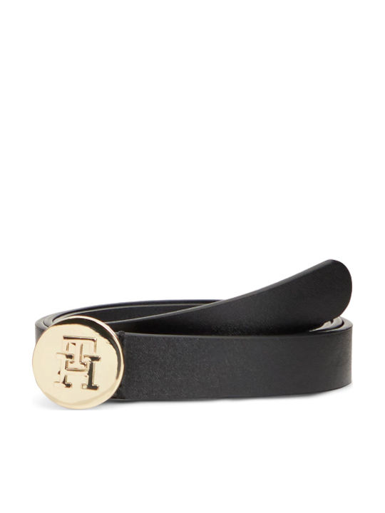 Tommy Hilfiger Black Leather Women's Belt