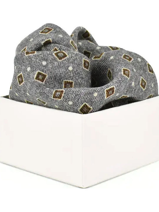 Men's Wool Grey Pocket Handkerchief