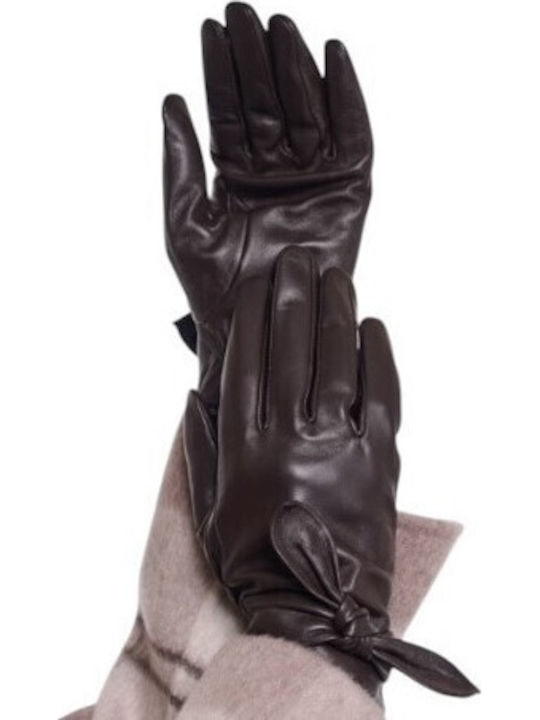Rino&Pelle Brown Women's Leather Gloves