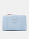 Large Women's Wallet Light Blue