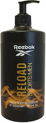 Reebok Reload Shower Gel for Men to Control Oiliness 750ml Reebok Reload Shower Gel for Men to Control Oiliness 750ml