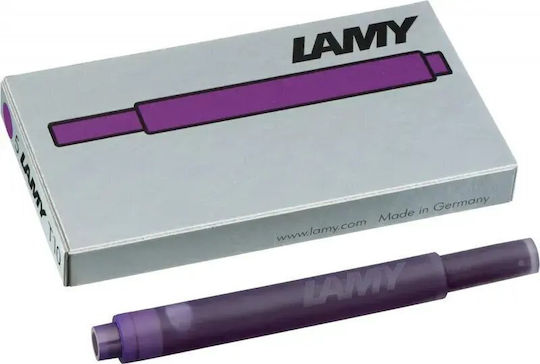 Lamy T10 5 Пълнители за писалка Лилави