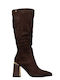 Women's Boots with High Heel Brown
