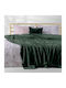 Lino Home Kvall Double Pique Blanket 220x240 cm Olive