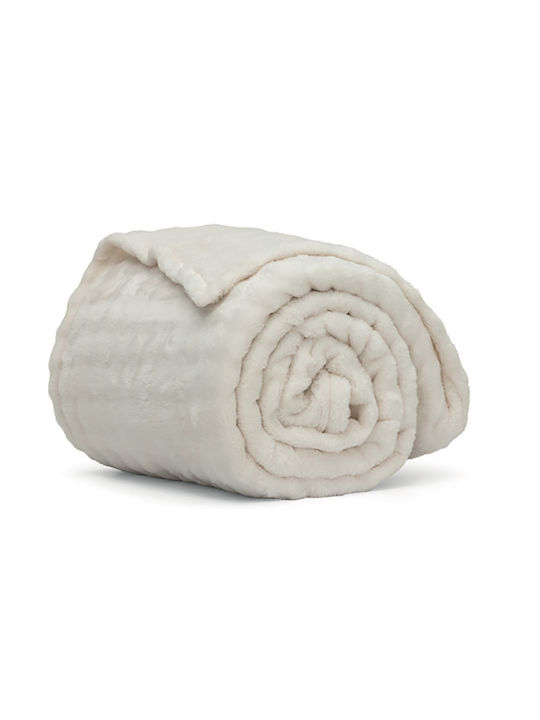Lino Home Kvall Single Fleece Blanket 160x220cm...
