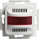Abb Recessed Wall Switch Without Frame Aller Retour Red