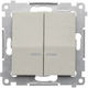 Schneider Electric Waterproof Recessed Double Wall Switch Without Frame Blue