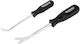 Forsage Car Upholstery Plastic Clip Removal Tools 2 Pieces