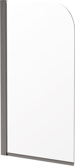 Deante Bathtub Screen with Sliding Door 80x140cm Clear Glass Chrome