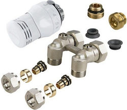 Comap Eckiges Thermostatset 1/2 3/4 Rk1001001