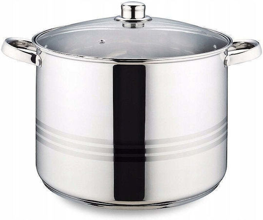 Lumarko Βαθιά Ανοξείδωτη Κατσαρόλα 18lt / 32cm
