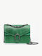 Leather Women's Shoulder Bag Suede Green